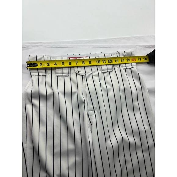 Men's RAWLINGS Athletic Striped Baseball Pants 36/33/2021 Button Front - Picture 6 of 9